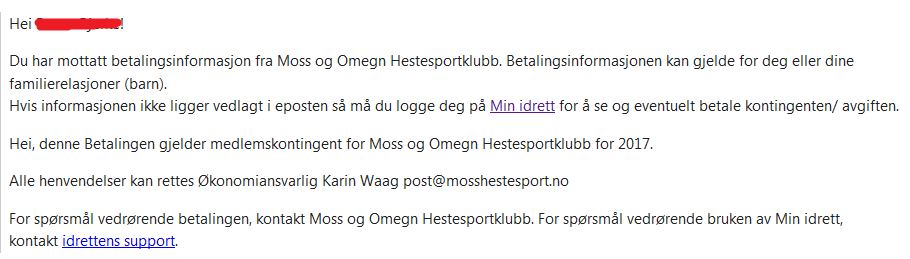 Utseende på mail